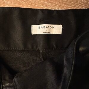 BABATON: Vegan Leather Pant